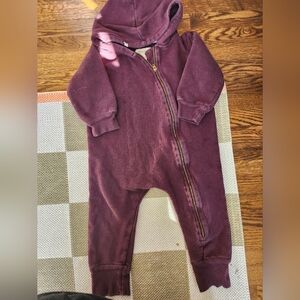 Mini Mioche Plush Cotton Biker Romper